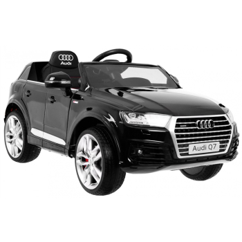 Audi Q7 Quattro S-Line na akumulator Lakier Czarny + Pilot + Wolny Start + EVA + Radio MP3
